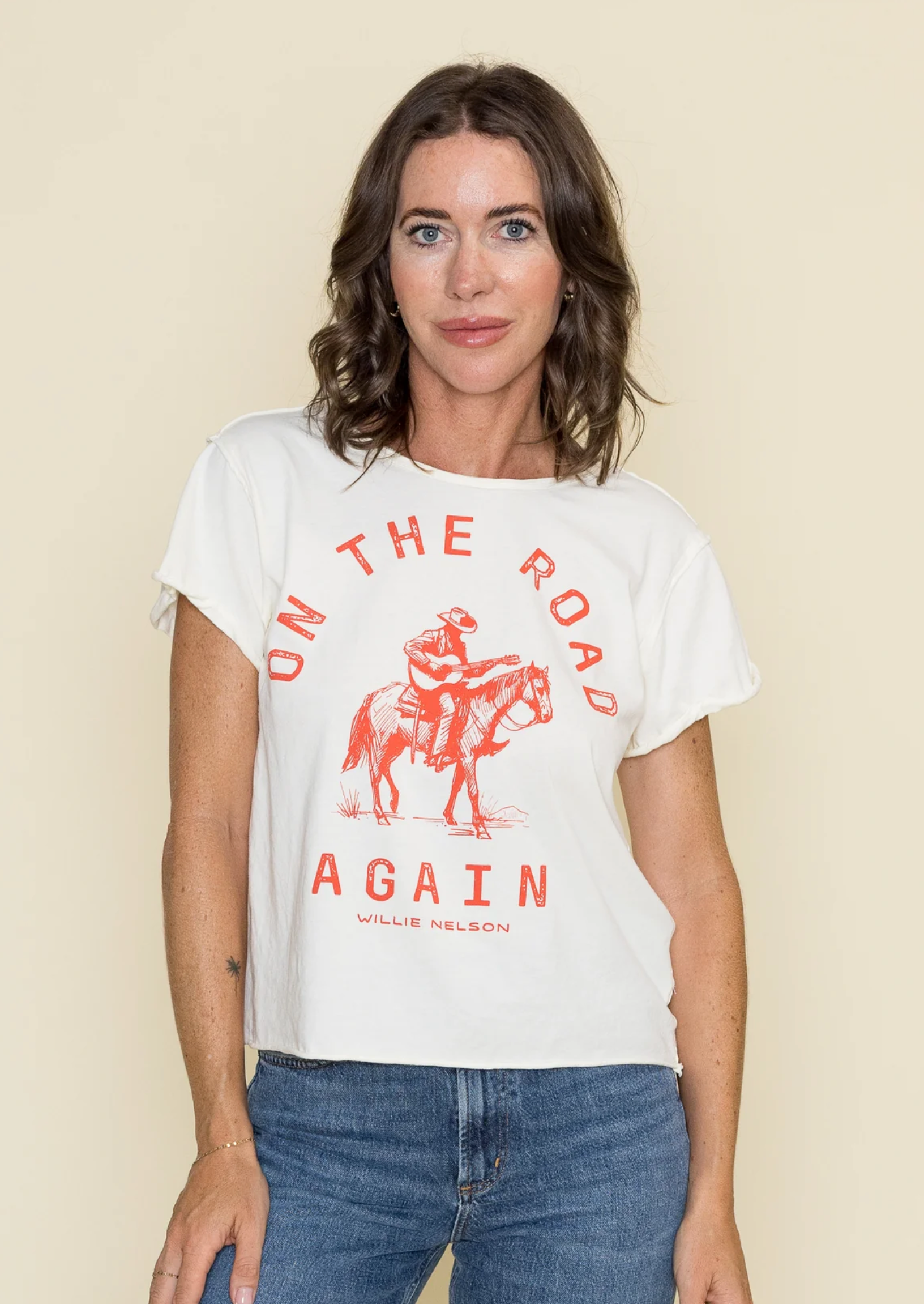 People Of Leisure Willie Nelson On The Road Again Tee