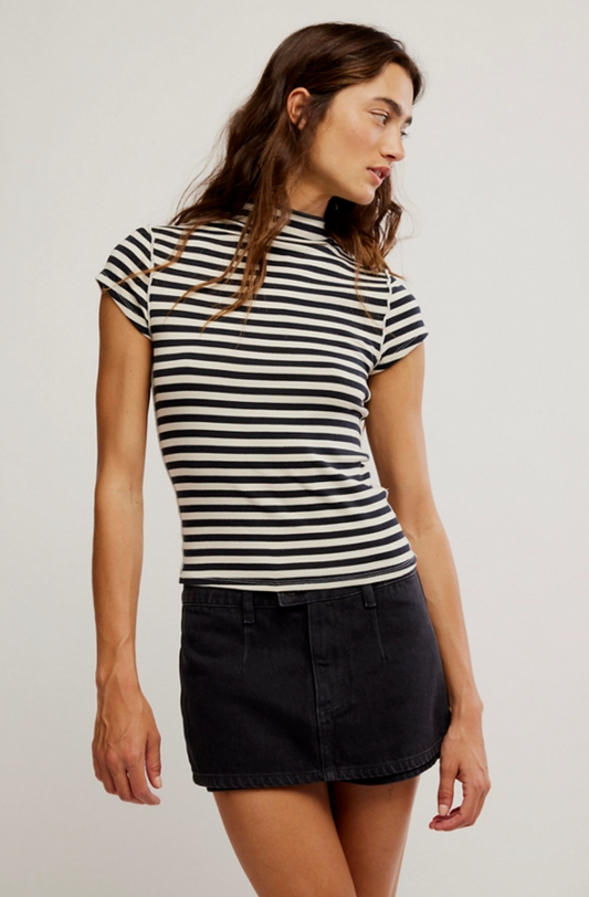 Free People Lola Tee Stripe