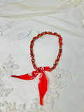 OOAK Handmade Bandana and Chain Necklace