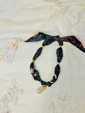 OOAK Handmade Designer Inspired Scarf and Pearl Drop Necklace