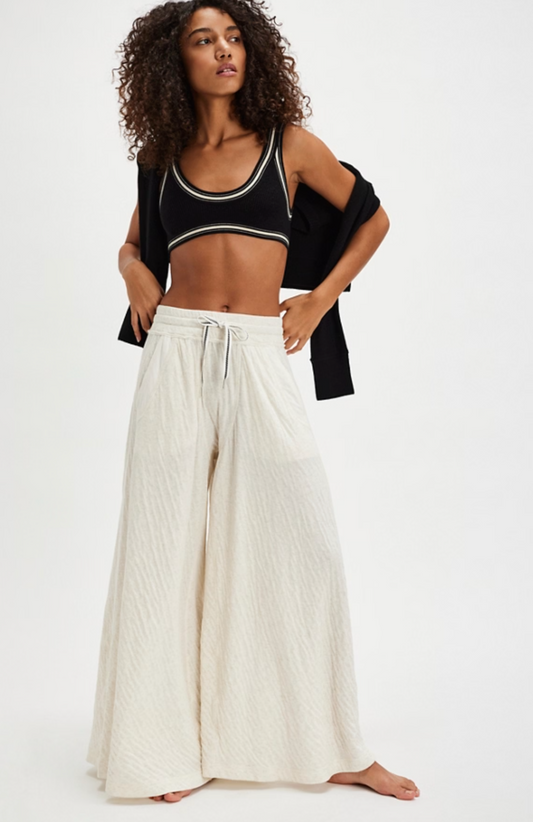 Free People Wait A Minute Wide-Leg Lounge Pants