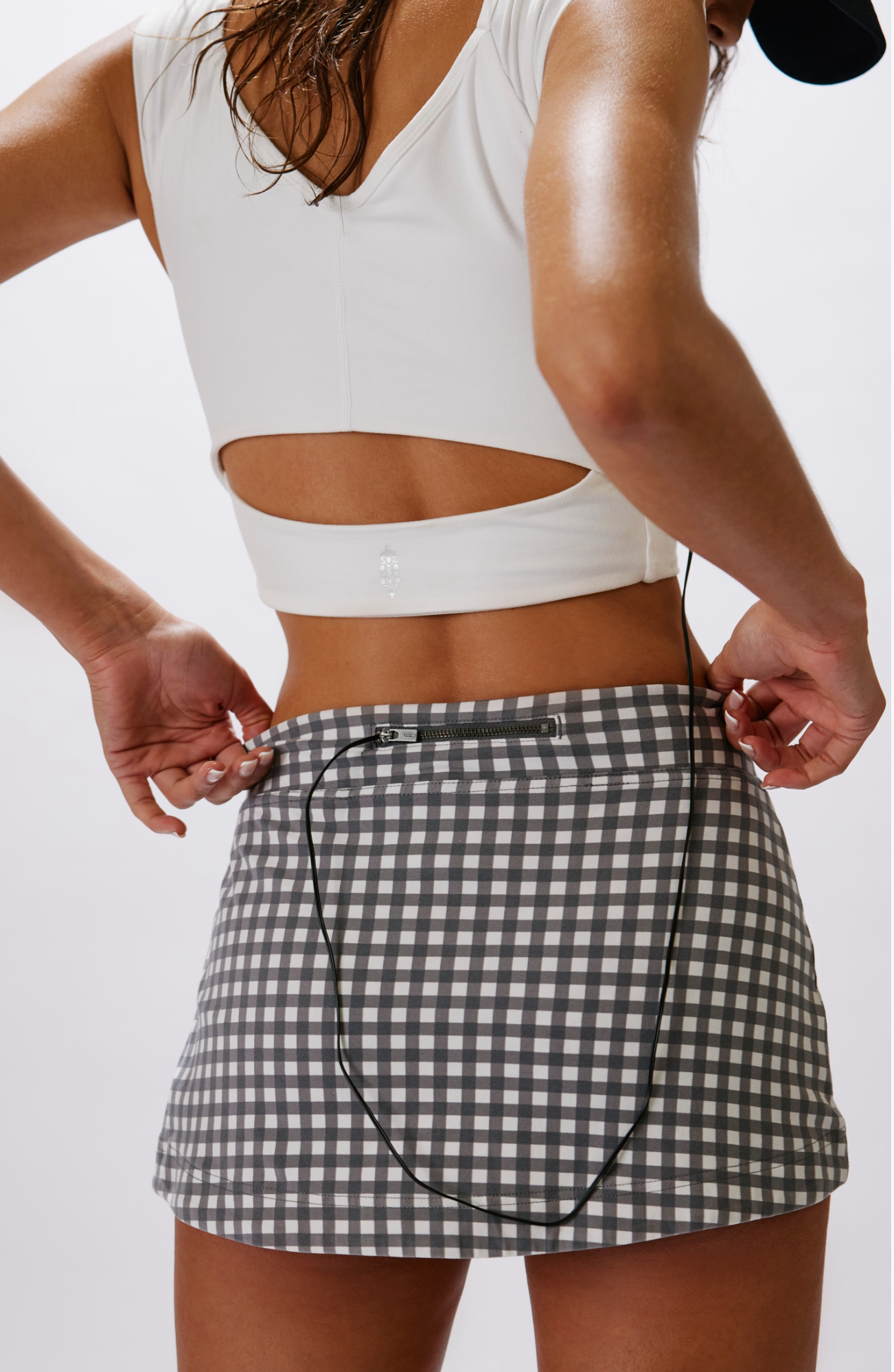 Free People Hot Shot Printed Mini Skort