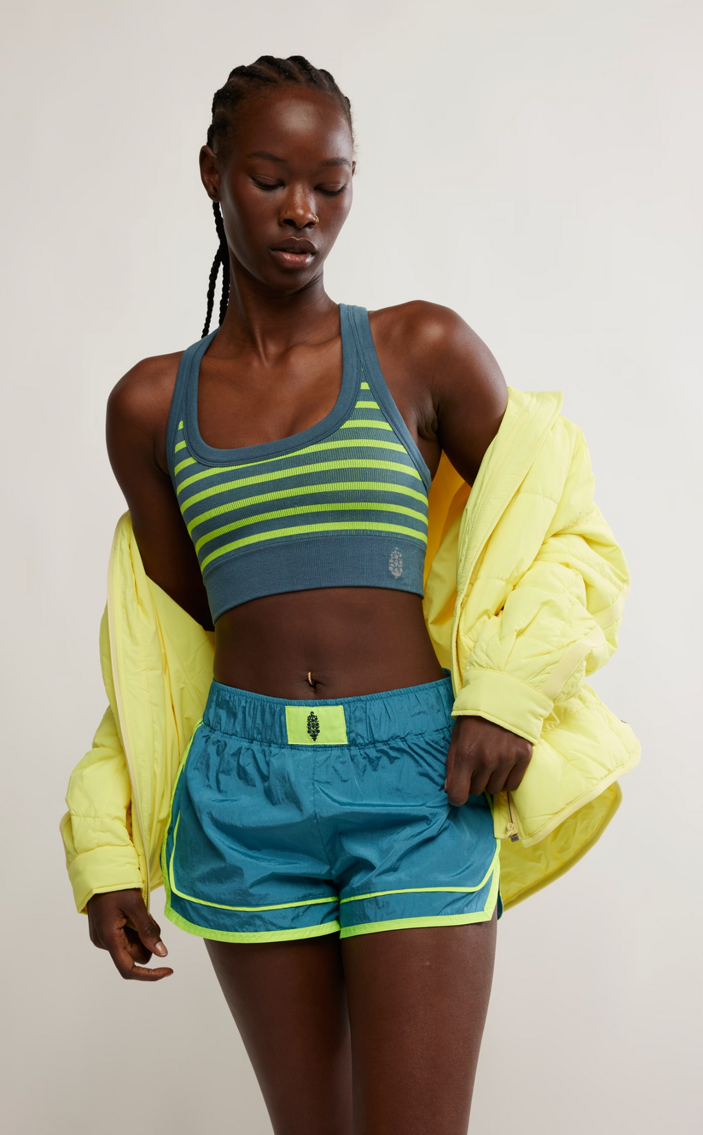 Free People Go To Stripe Bra