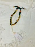 OOAK Vintage Fabric and Charm Necklace or Bracelet