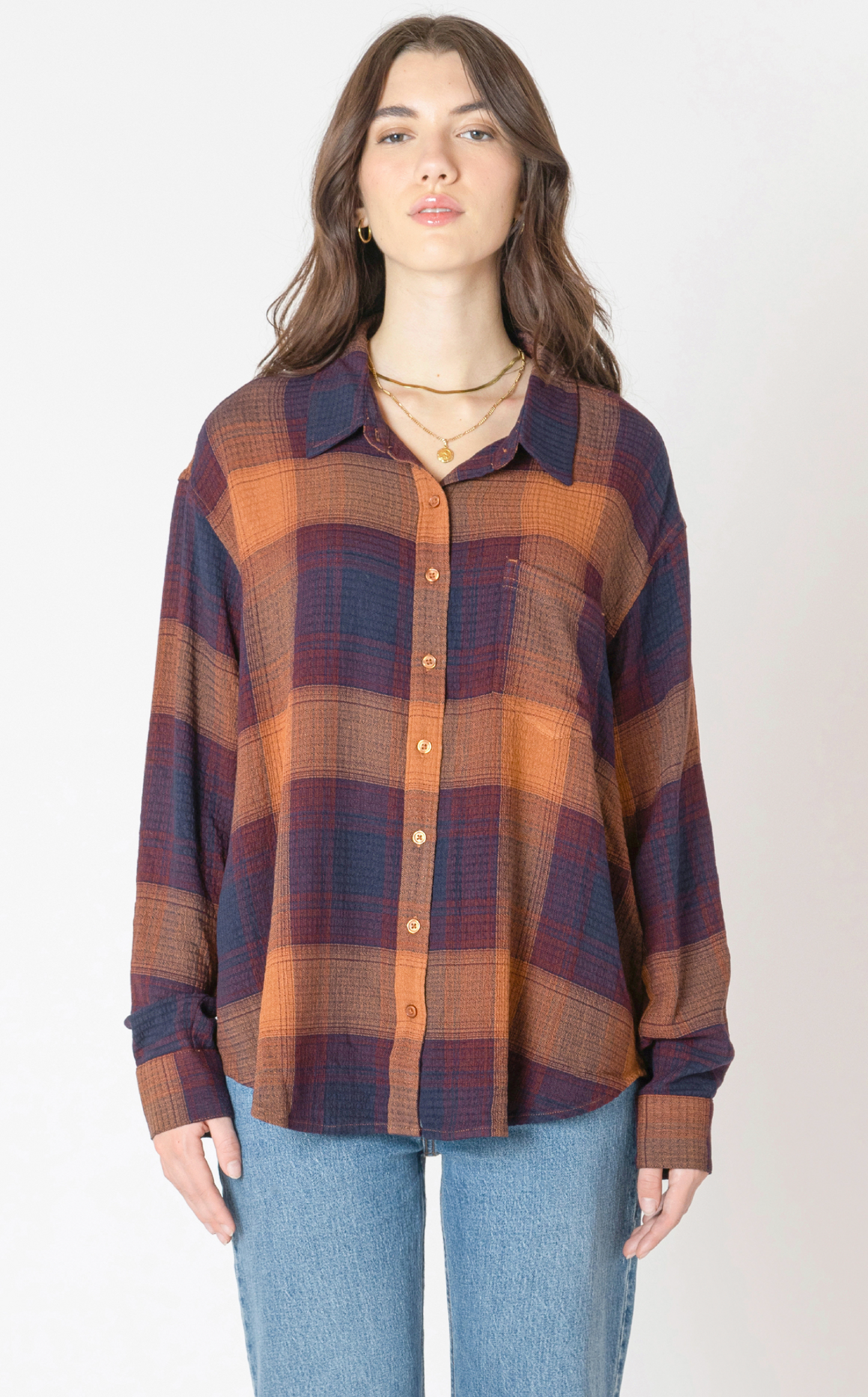 Dex TEXTURED PLAID SHIRT