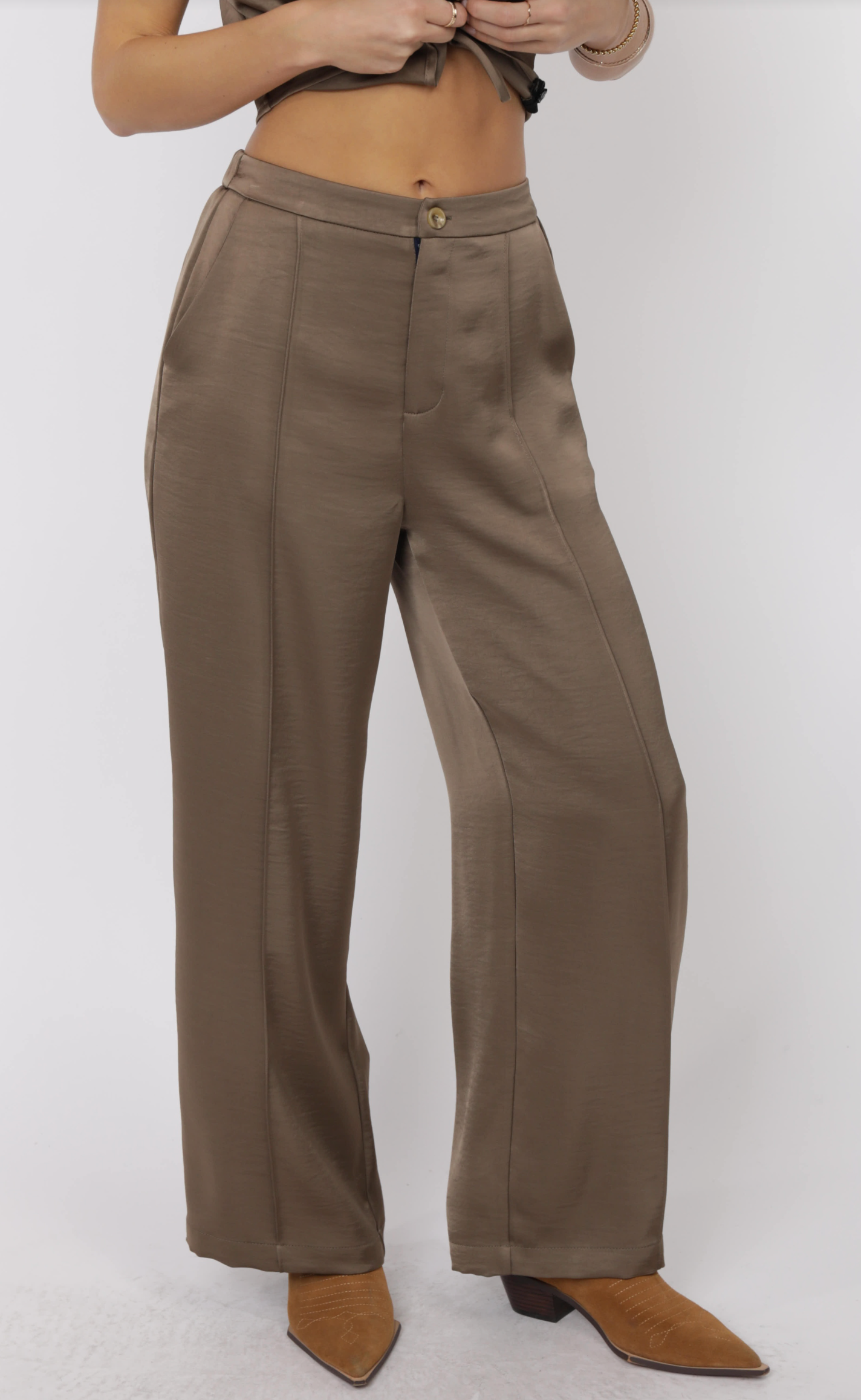 Sage the Label ARIZONA SKY ELASTIC BACK WAIST PANT