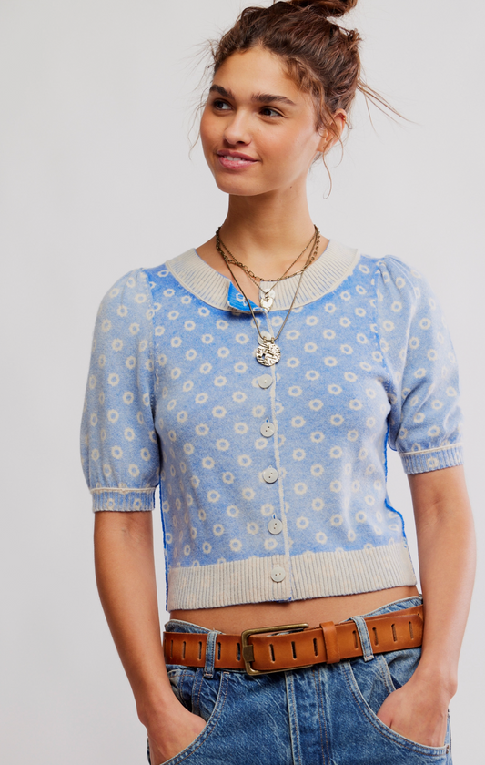 Free People Isla Pattern Cardi