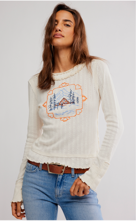 Free People Through the Woods Tee