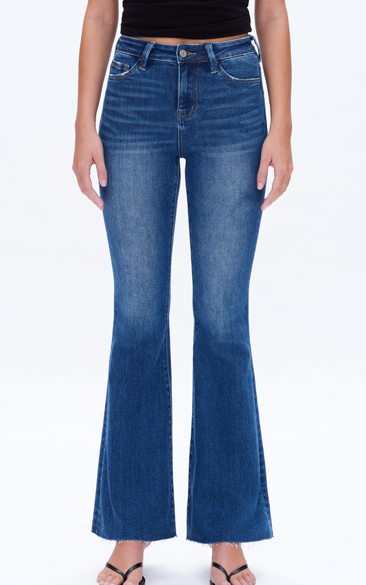 Bayeas High Rise Lifting Flare Jeans