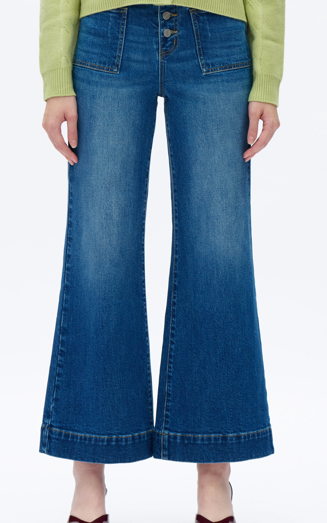Bayeas High Rise Wide Leg Jeans