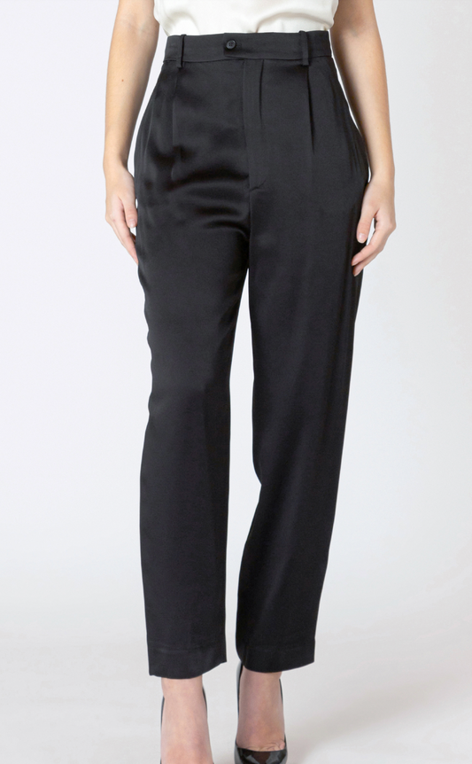 Dex Straight Leg Satin Pant