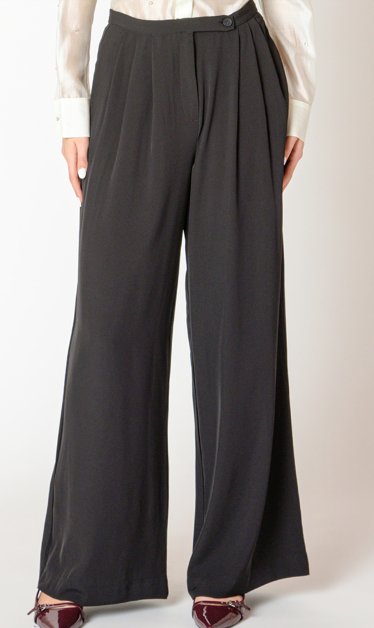 Dex Wide Leg Flowy Woven Pant