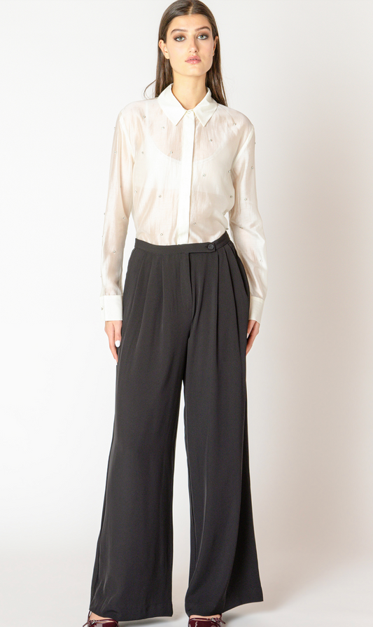 Dex Wide Leg Flowy Woven Pant