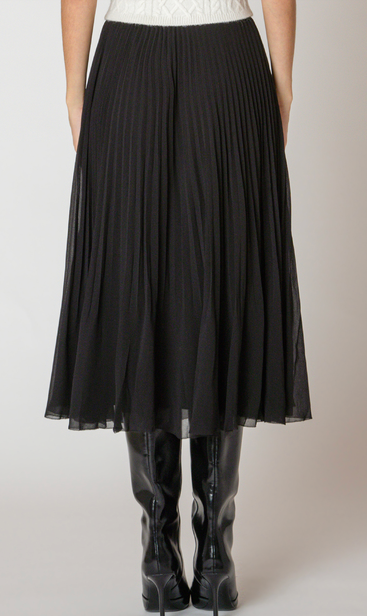 Dex Pleated Midi Skirt