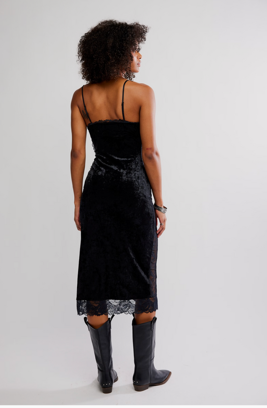 Free People Raise a Toast Midi Slip Dress