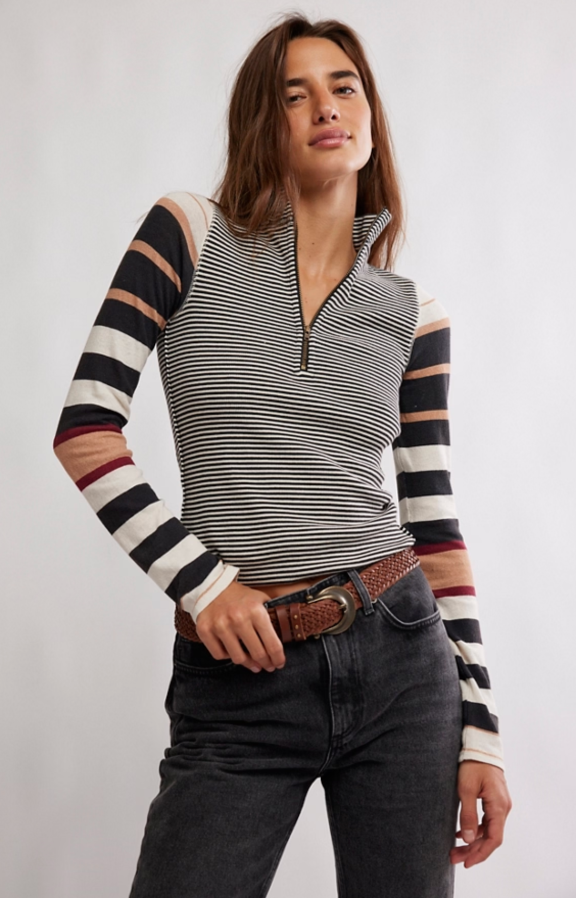 Free People Avery Zip Up