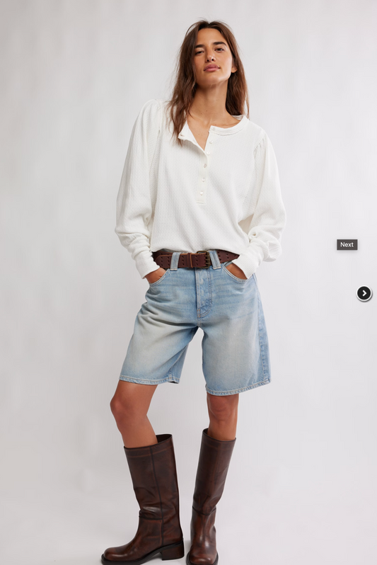 Free People Quinn Knit Top