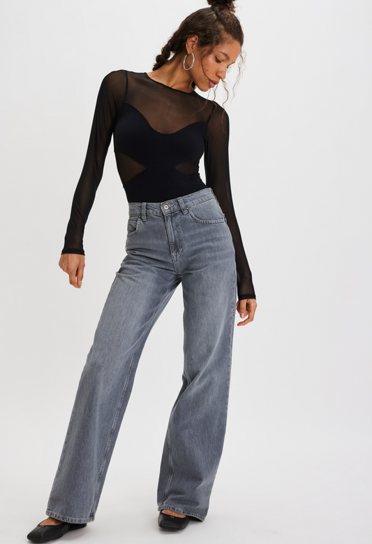 Free People All An Illusion Bodysuit