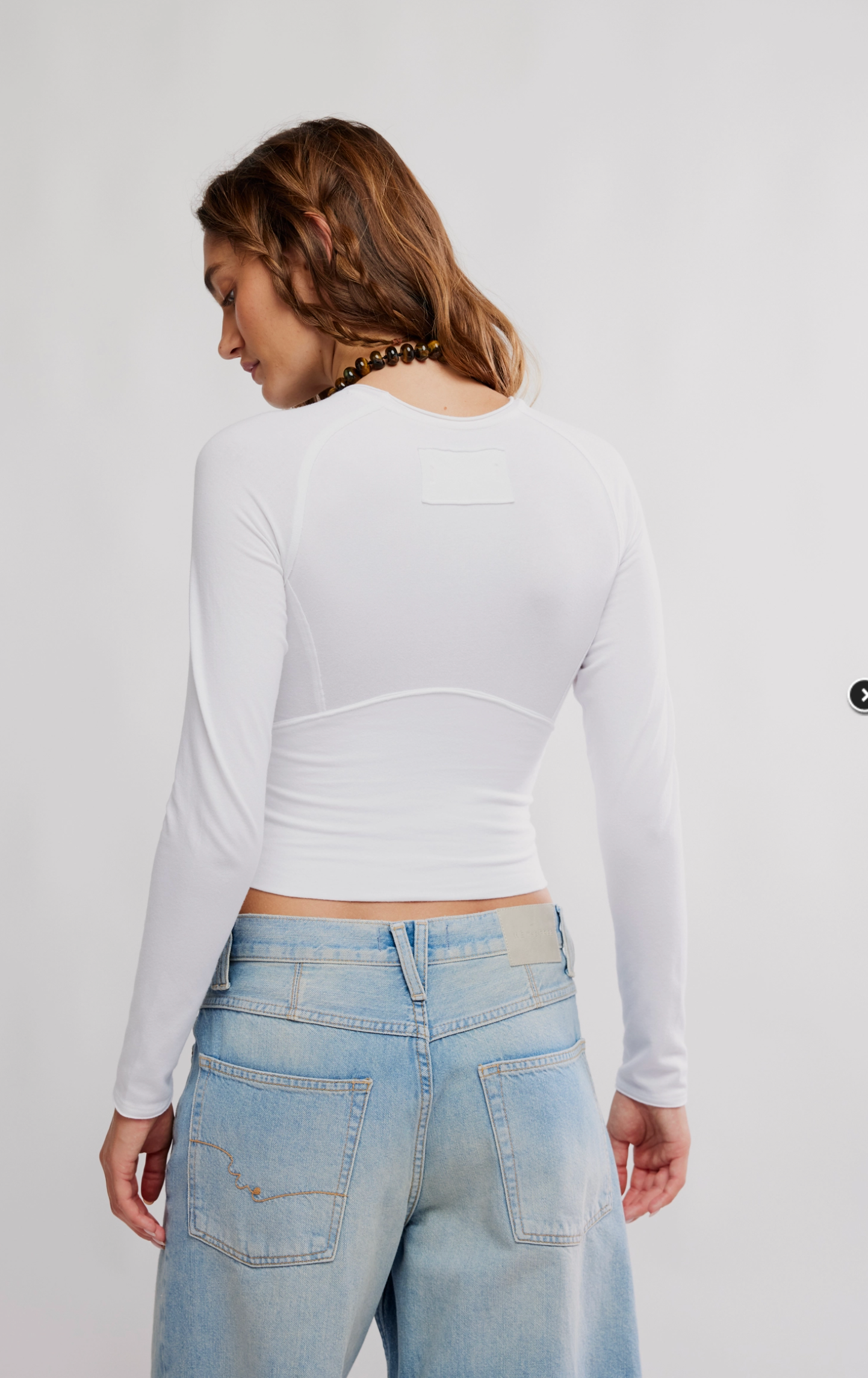 Free People Long Sleeve Protagoinst Tee