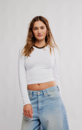 Free People Long Sleeve Protagoinst Tee