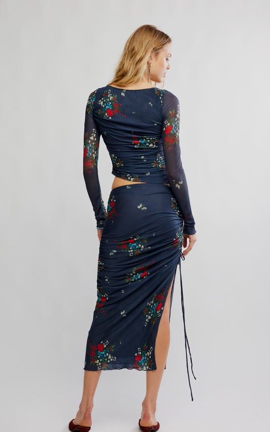 Free People Crimson Lights Top