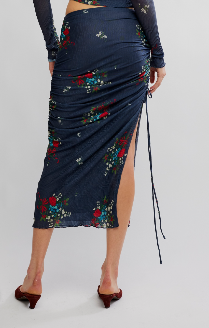 Free People Crimson Lights Skirt