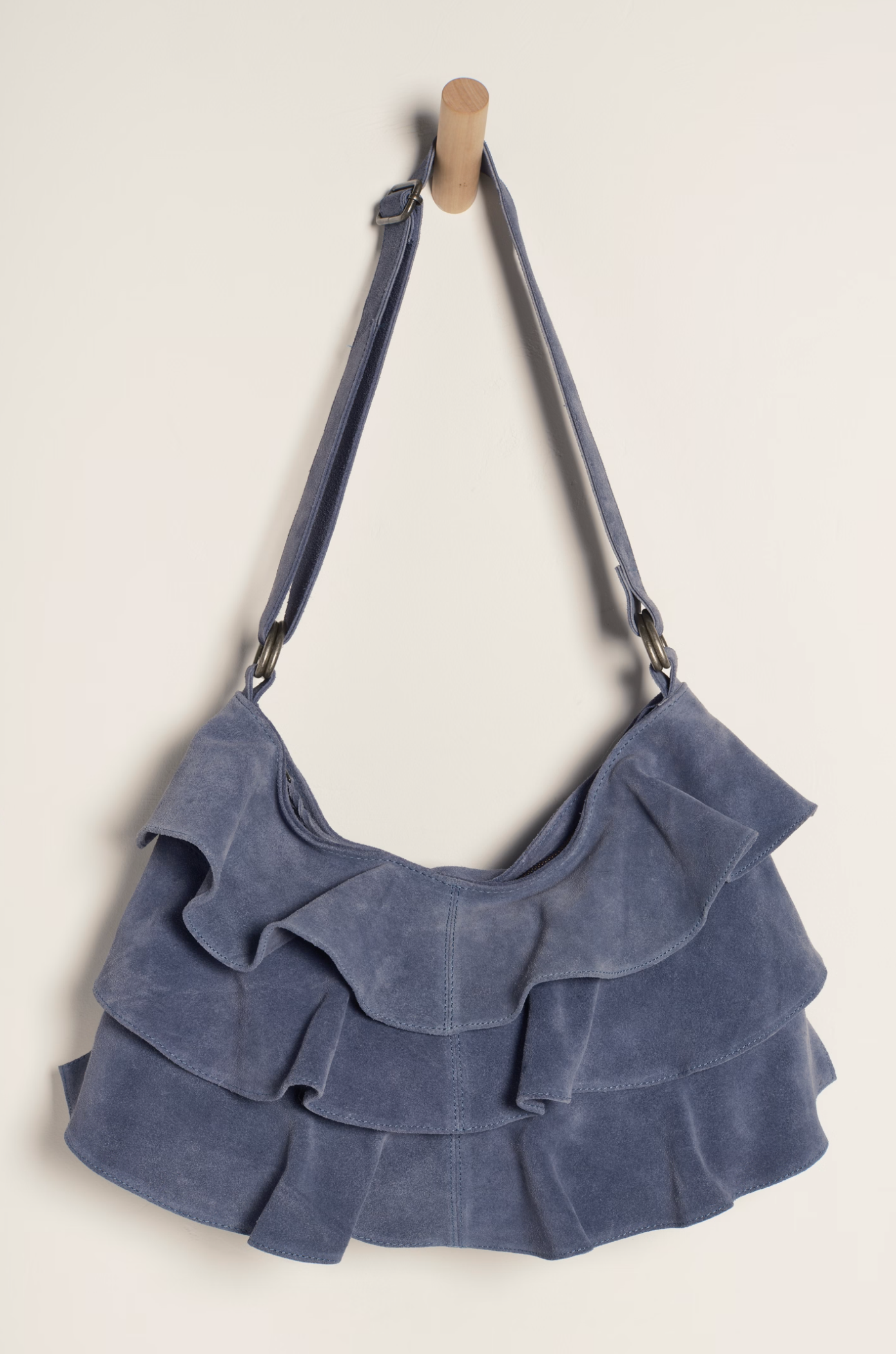 Free People Rae Ruffle Shoulder Bag