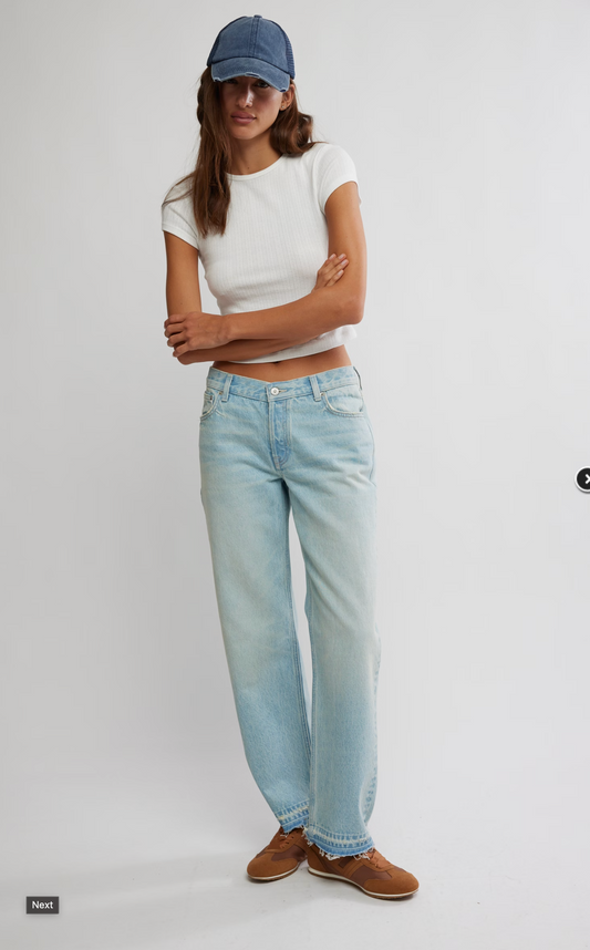 Free People Up All Hours Slim Jean