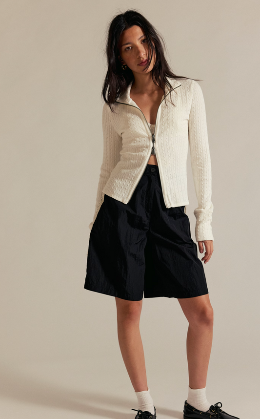 Free People Brunch Girl Zip Up