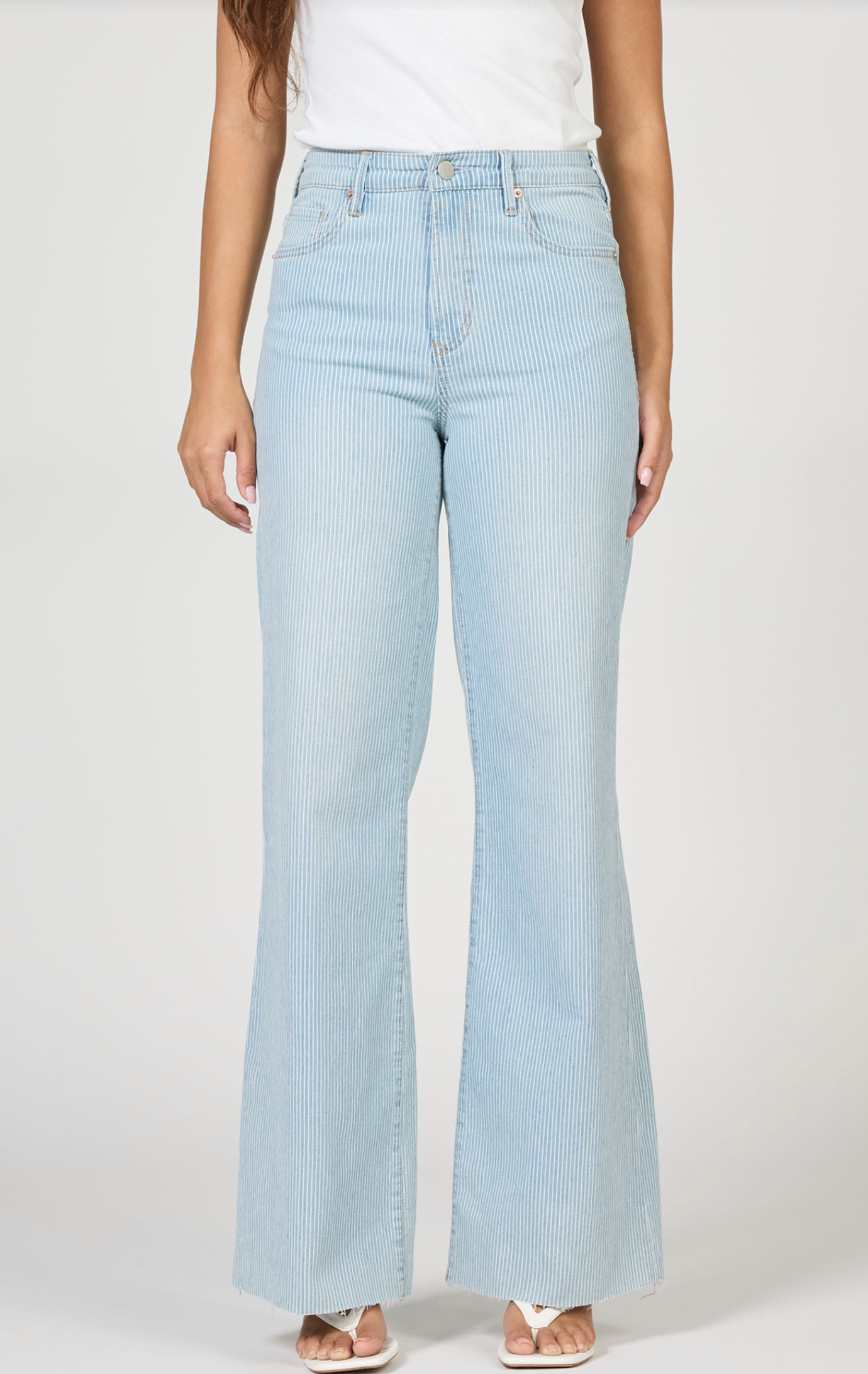 Dear John Striped Fiona Wide Leg Jean