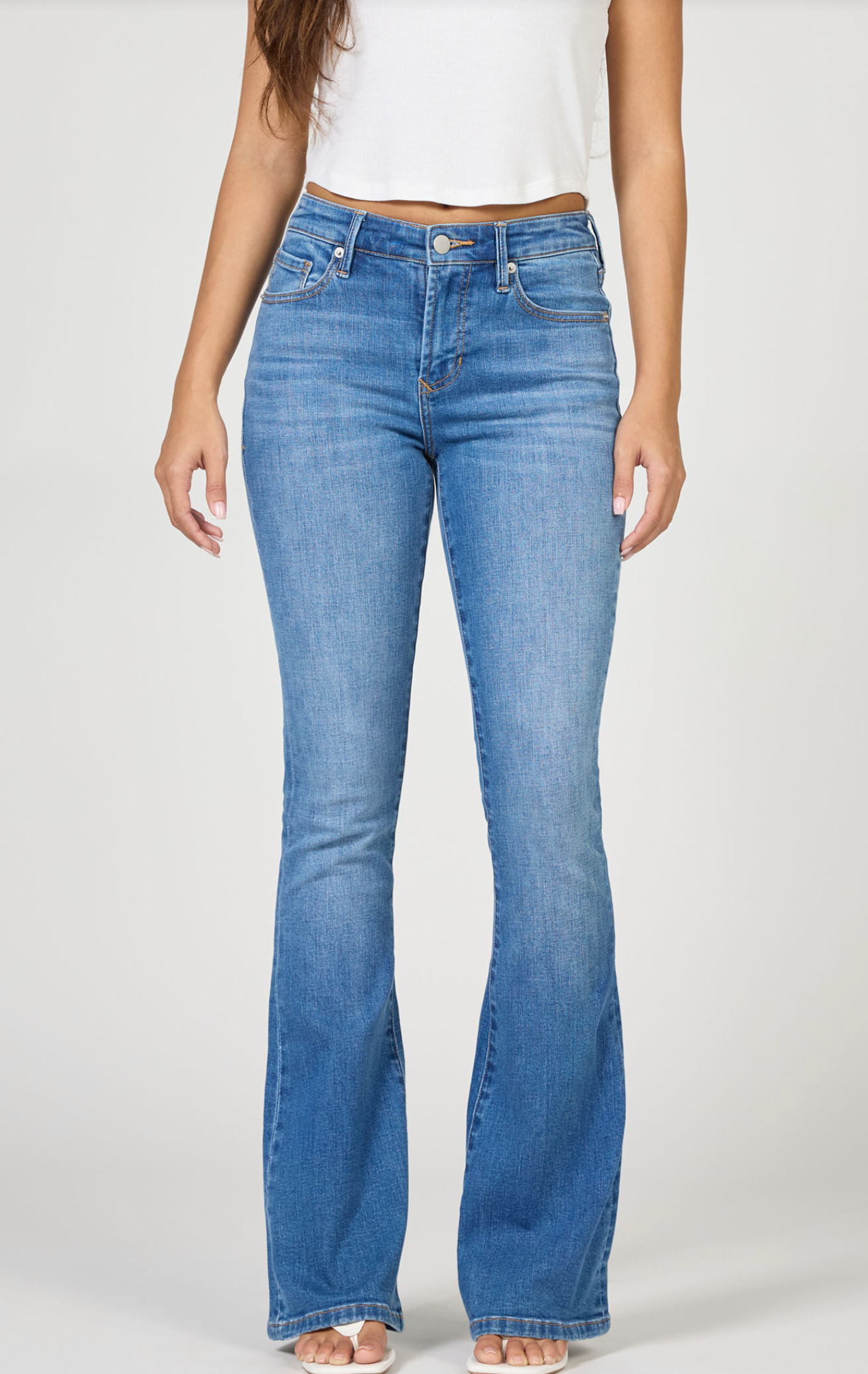 Dear John Rosa Flare Jean