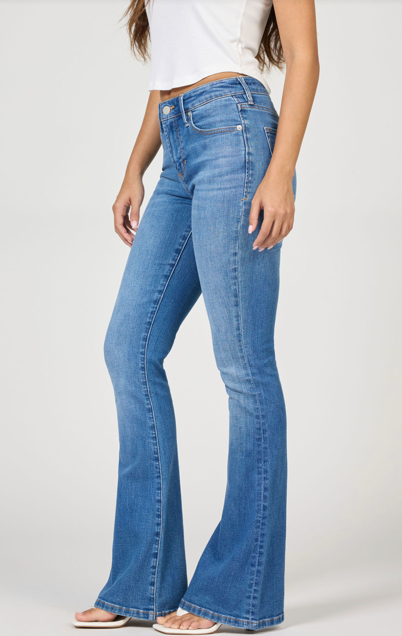 Dear John Rosa Flare Jean