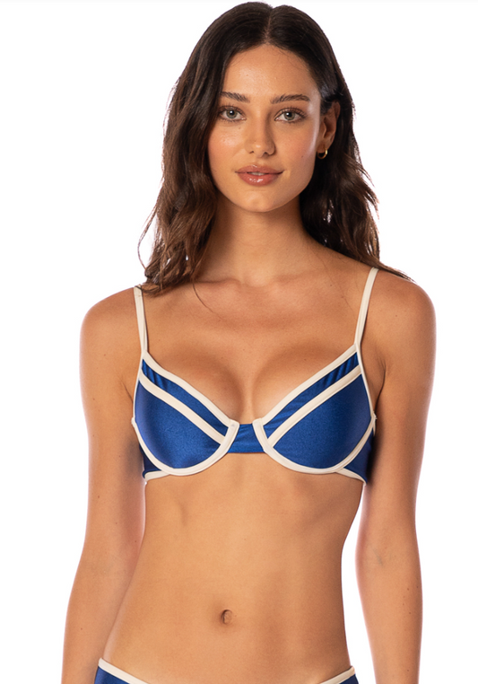 Maaji Cobalt Blue Daintlily Top