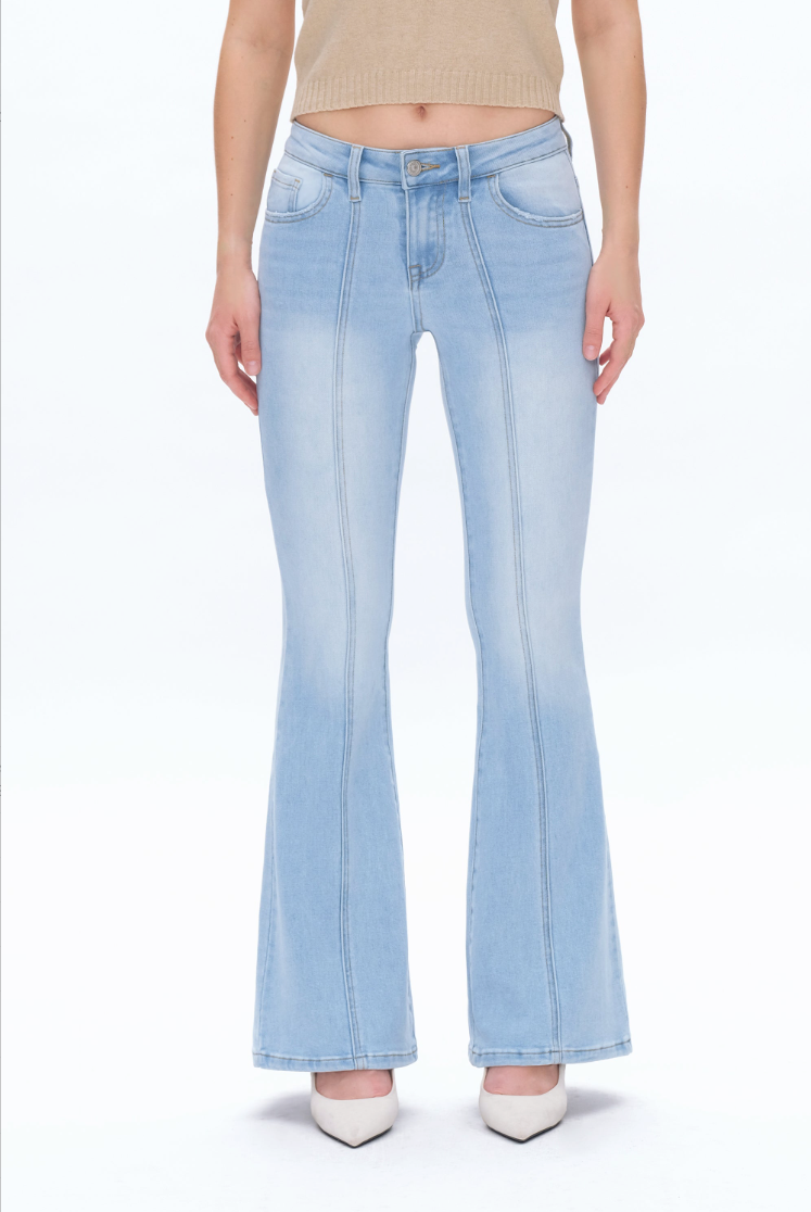 Bayeas Julia Mid Rise Flare Jeans