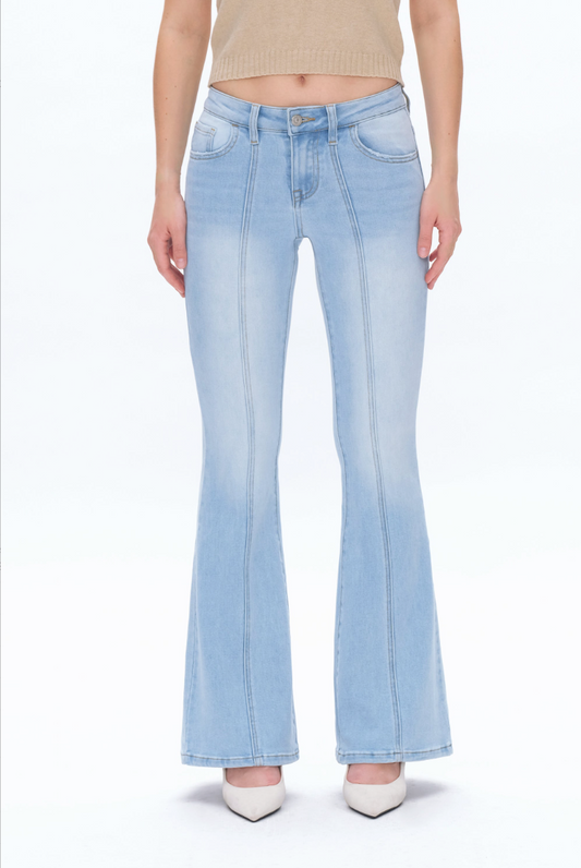 Bayeas Julia Mid Rise Flare Jeans