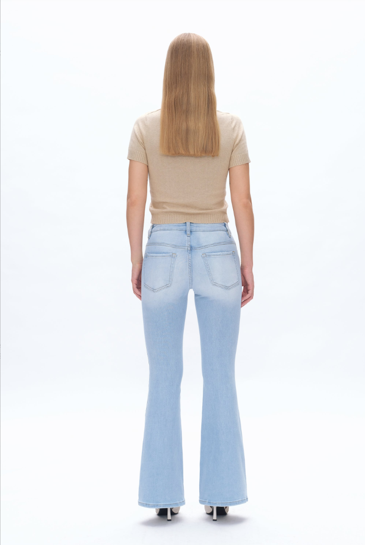 Bayeas Julia Mid Rise Flare Jeans