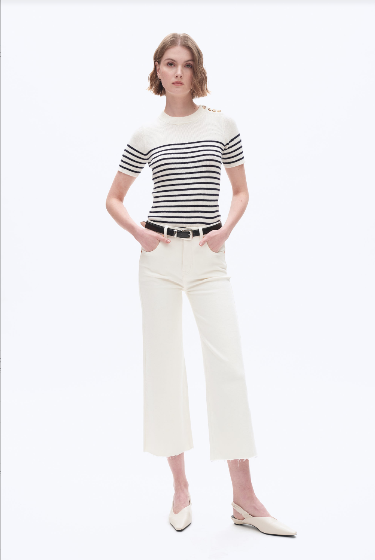 Bayeas High Rise Wide Leg Jean