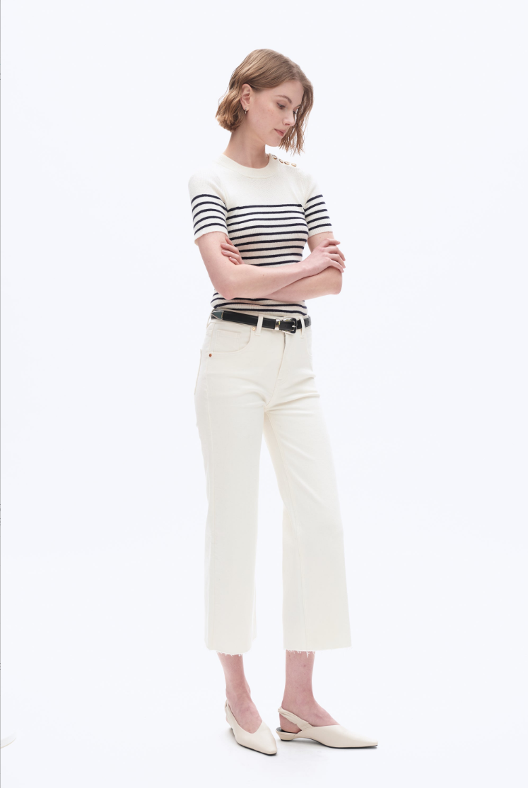 Bayeas High Rise Wide Leg Jean