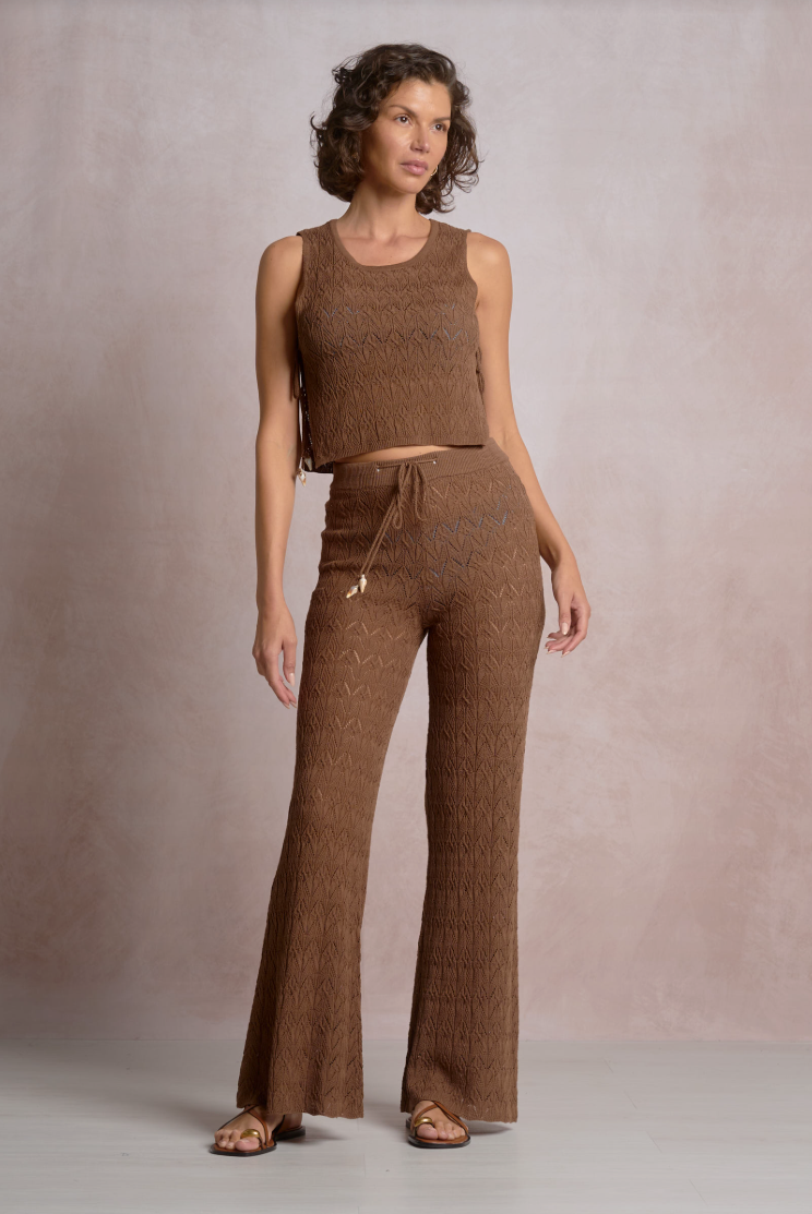Elan Knit Top with Tie Detailing