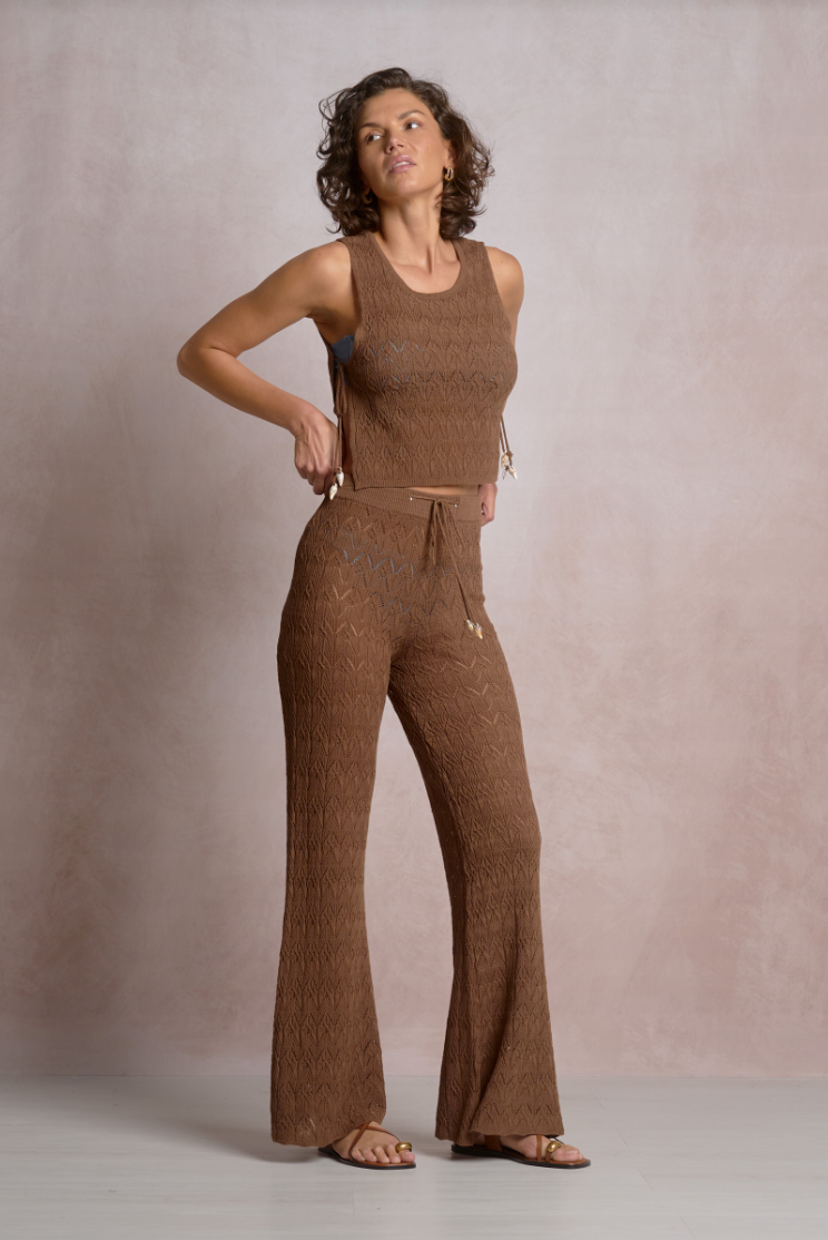 Elan Knit Top with Tie Detailing