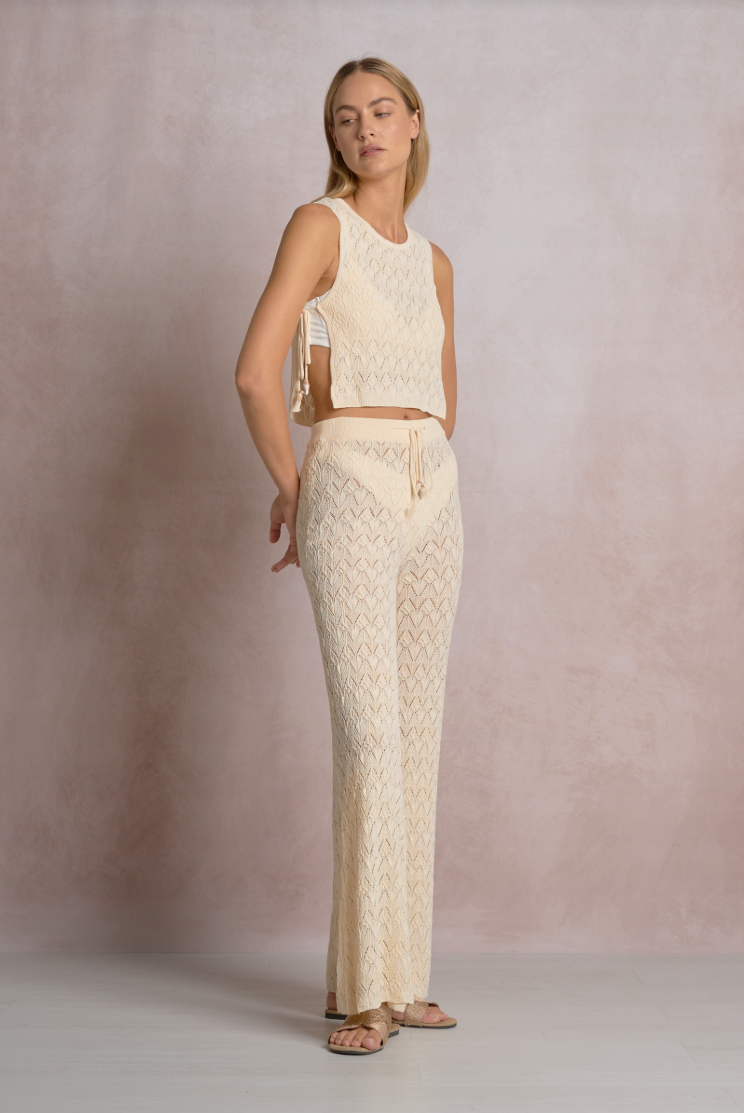 Elan Knit Top with Tie Detailing