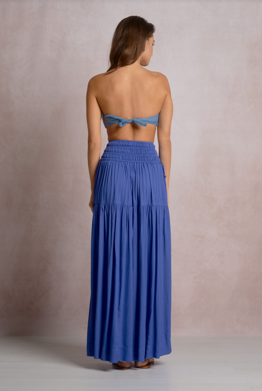 Elan Smocked Maxi Skirt