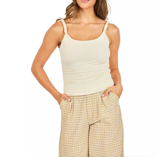 Sadie & Sage Statuesque Twisted Strap Tank Top