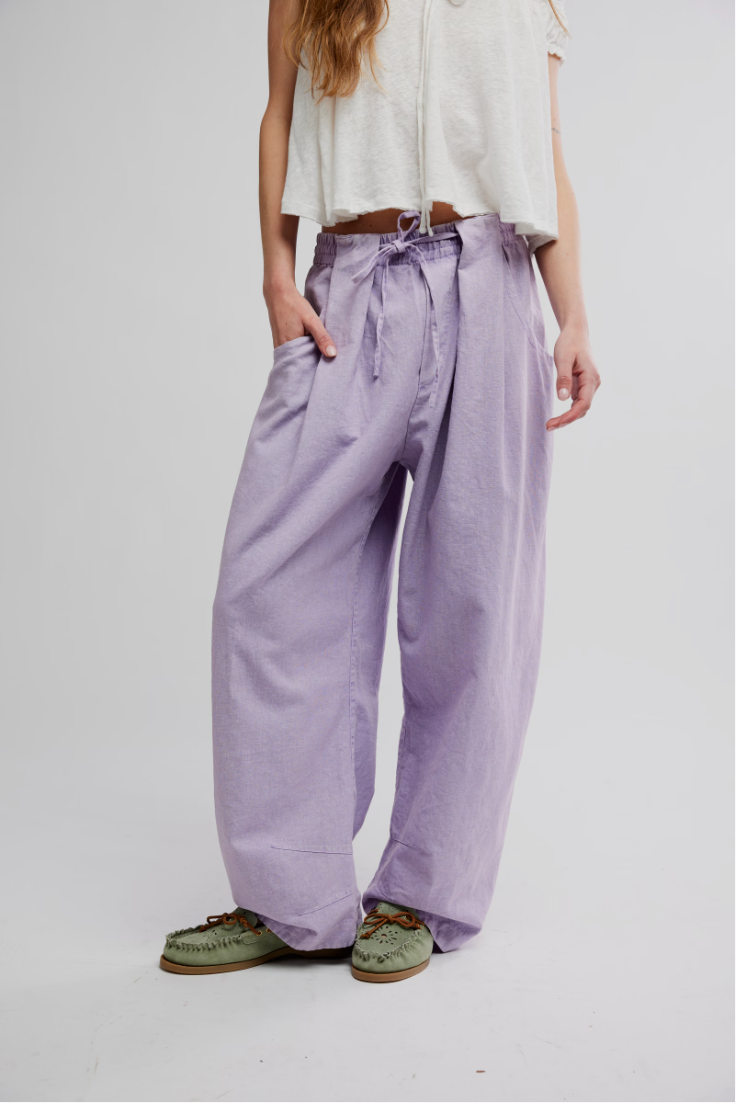 Free People Chambers Laid Pull On Pants
