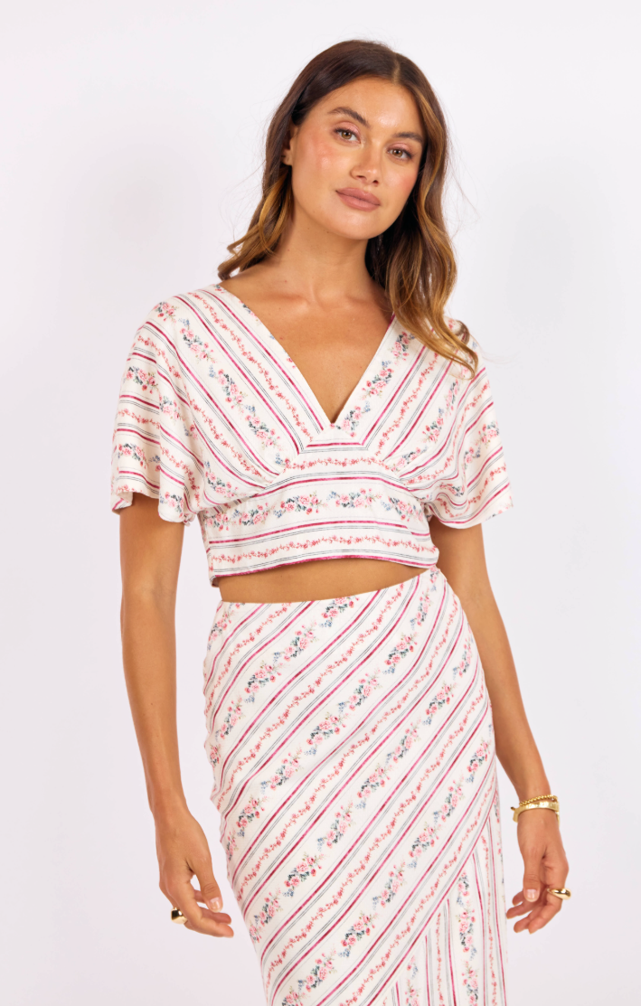 Sage the Label Rosebud Open Back Top