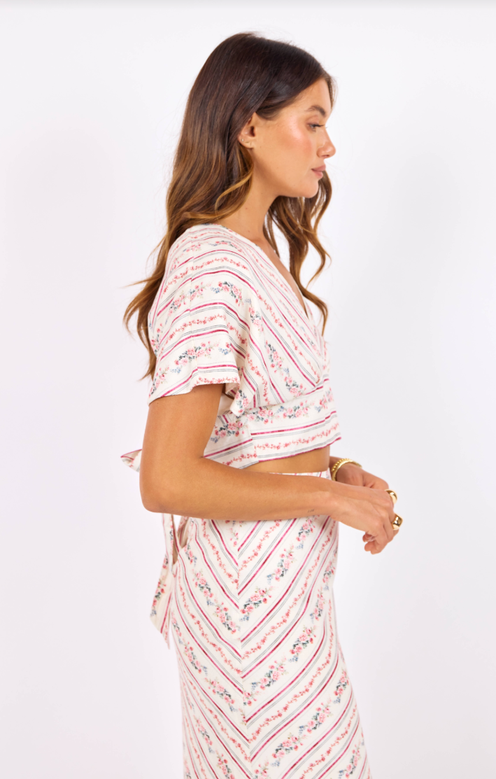 Sage the Label Rosebud Open Back Top