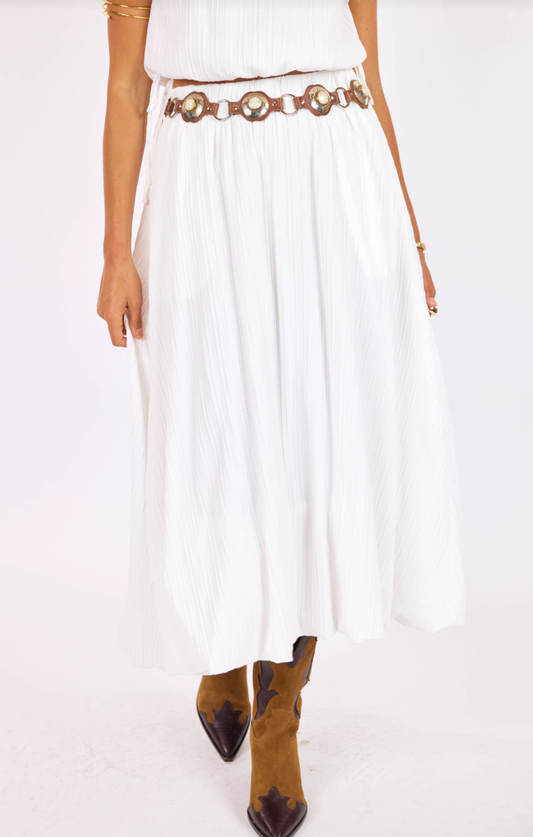Sage the Label Deja Vu Bubble Maxi Skirt