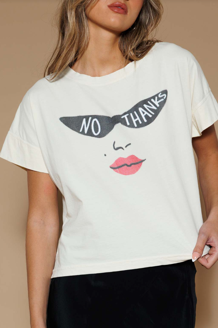 All Us No Thanks Hi-Lo Tee