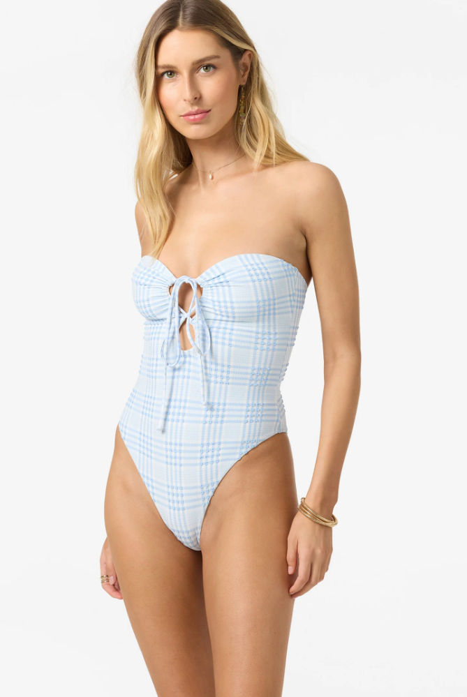 O'Neill Catamaran Plaid Poolside One-Piece