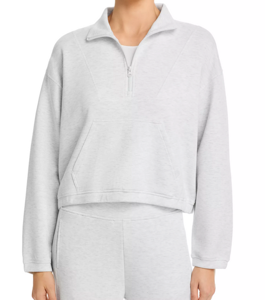 Vintage Havana Cloud Fleece Quarter Zip Pullover